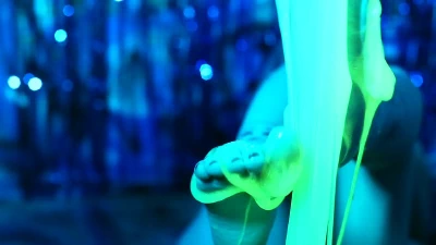 Cover for 'Messy Foot Play With Slime: Cutie Piie & Nath'